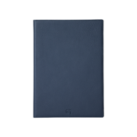 GRAMAS Shrunken-calf Full Leather Case GLC8007NV for iPad 9.7