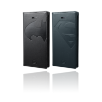 GRAMAS Full Leather Case BATMAN / SUPERMAN GLC606 for iPhone SE