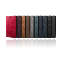 GRAMAS Meister Crocodile Leather Book Case MLC-92428 for iPhone XR